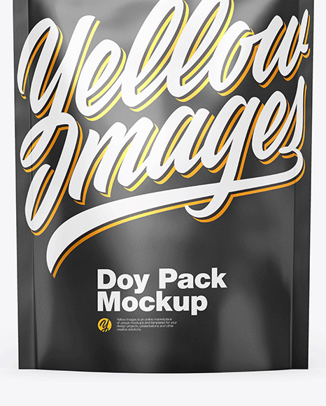 Glossy Stand Up Pouch Mockup PSD #2