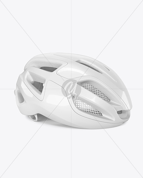 Cycling Helmet Mockup Half Side View In Apparel Mockups On Yellow Images Object Mockups