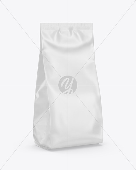 Download Matte Food Bag Mockup In Bag Sack Mockups On Yellow Images Object Mockups