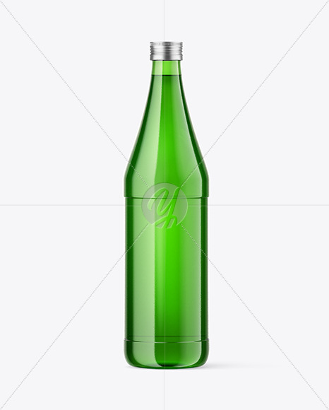 Download 750ml Green Glass Water Bottle Mockup Free Mockups