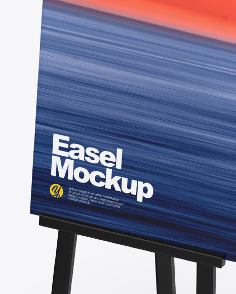 Easel Mockup PSD #1