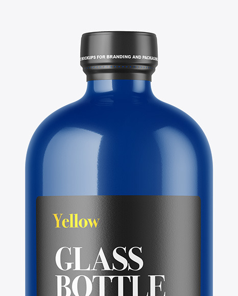 Download Glossy Bottle Mockup In Bottle Mockups On Yellow Images Object Mockups