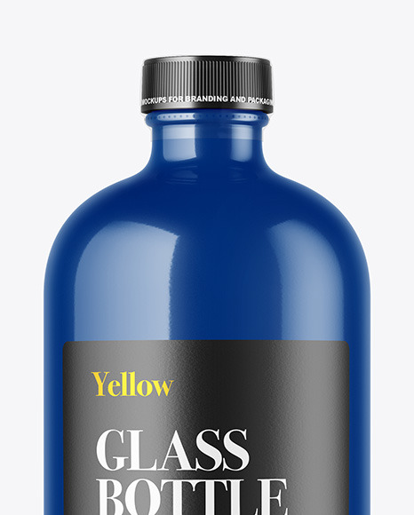 Glossy Bottle Mockup PSD #7