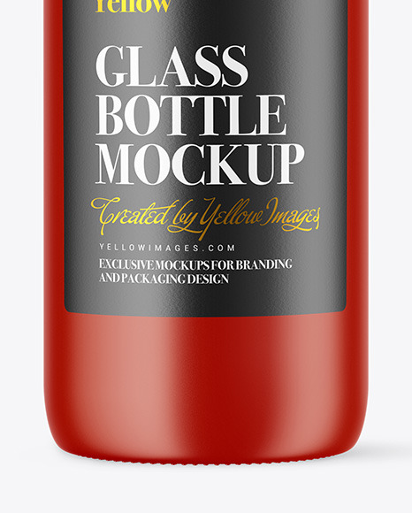 Matte Bottle Mockup PSD #5