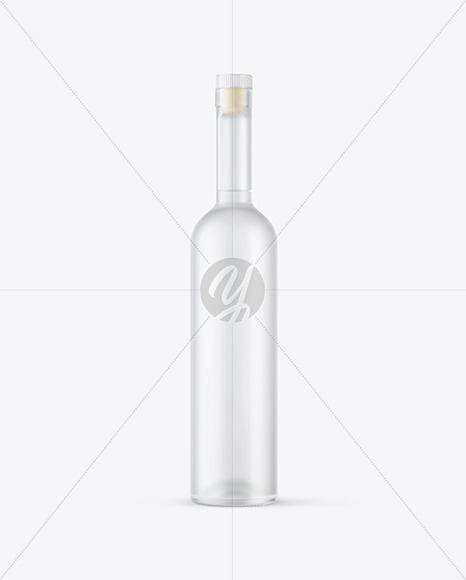 Download Frosted Glass Vodka Bottle Mockup In Bottle Mockups On Yellow Images Object Mockups