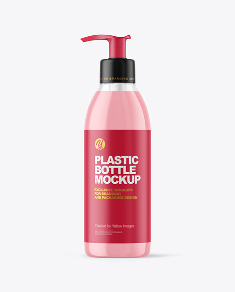Clear Liquid Soap Bottle with Pump