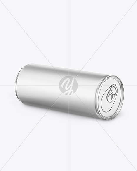 Download Matte Metallic Drink Can Mockup Free Mockups