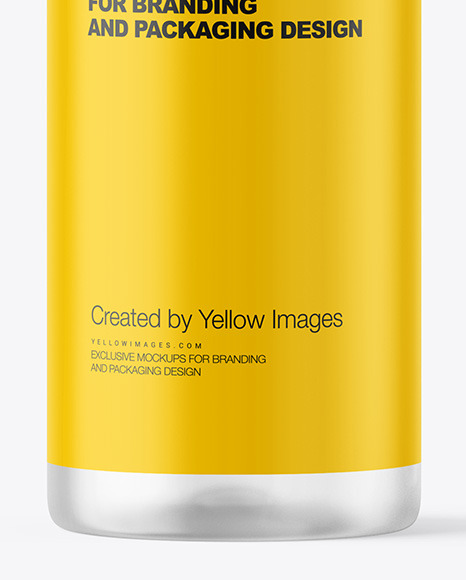 Frosted Spray Bottle Mockup PSD #6