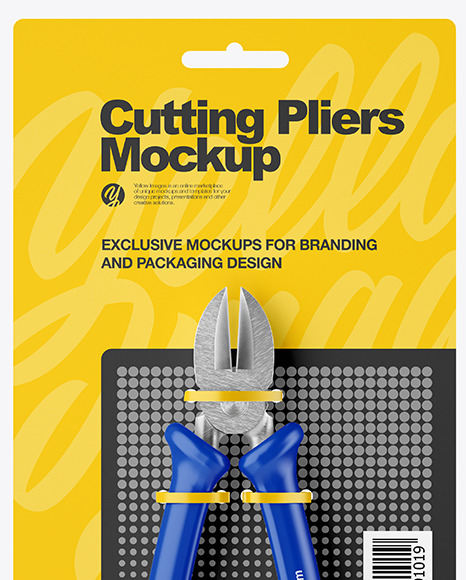 Cutting Pliers Mockup   Front View PSD #2