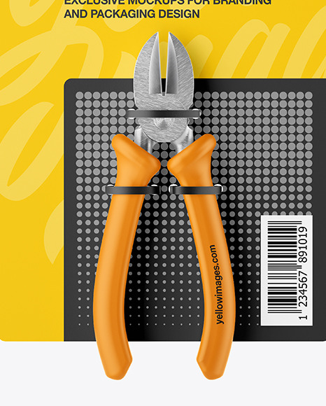 Cutting Pliers Mockup   Front View PSD #7