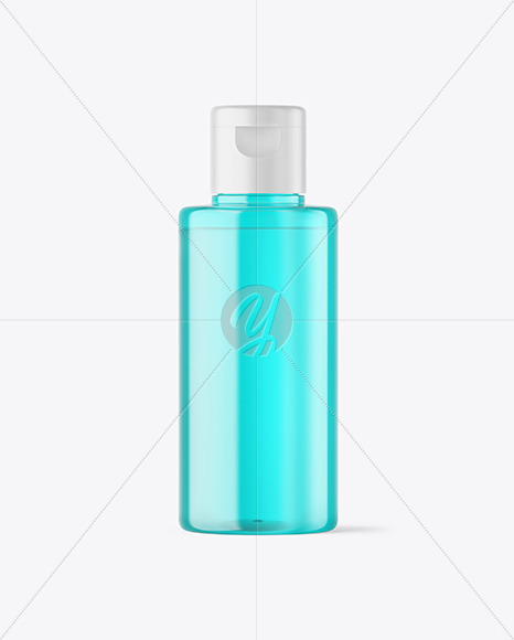 Color Plastic Cosmetic Bottle Mockup PSD #1