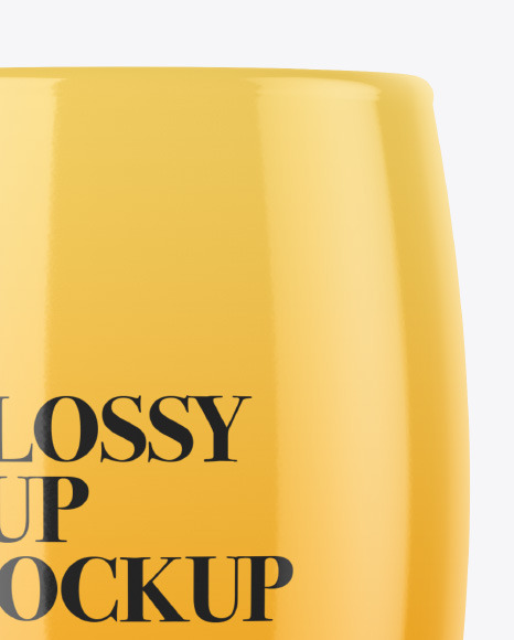 Glossy Cup Mockup PSD #3