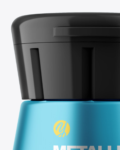 Metallic Bottle Mockup PSD #2