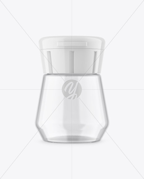 Clear Glass Bottle Mockup PSD #1