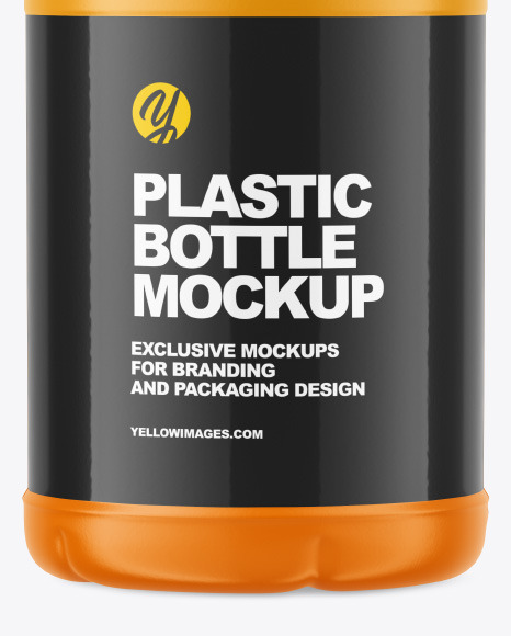 Matte Plastic Bottle Mockup PSD #1