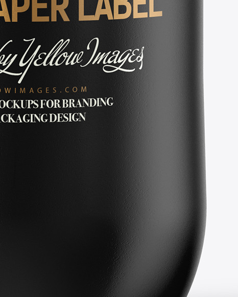 Ceramic Bottle with Wooden Cap Mockup PSD #2