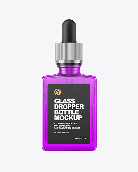 Clear Dropper Bottle Mockup