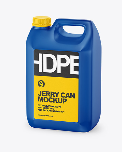 Plastic Jerrycan Mockup