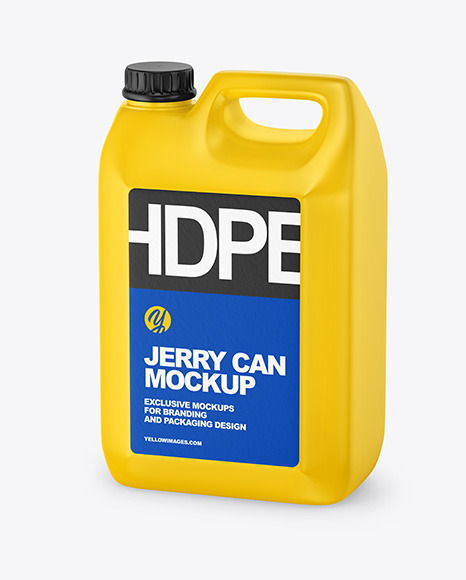 Plastic Jerrycan Mockup PSD #2