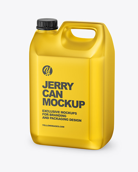 Metallic Jerrycan Mockup PSD #1