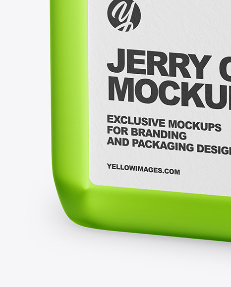 Metallic Jerrycan Mockup PSD #5