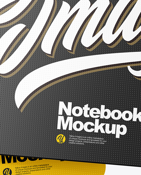Two Spring Notebooks Mockup PSD #1