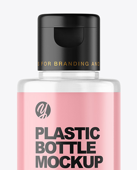 Clear Cosmetic Bottle Mockup PSD #2