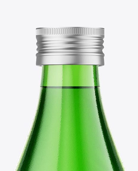 Download 500ml Green Glass Water Bottle Mockup In Bottle Mockups On Yellow Images Object Mockups