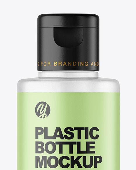 Frosted Cosmetic Bottle Mockup PSD #2