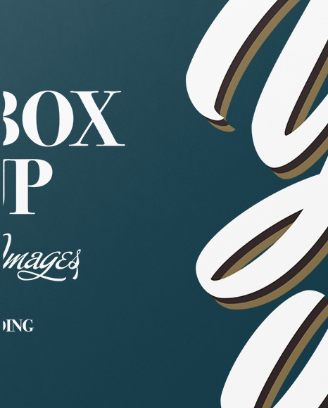 Box with Spaghetti Mockup PSD #1