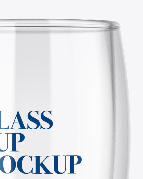 Clear Glass Cup Mockup PSD #3