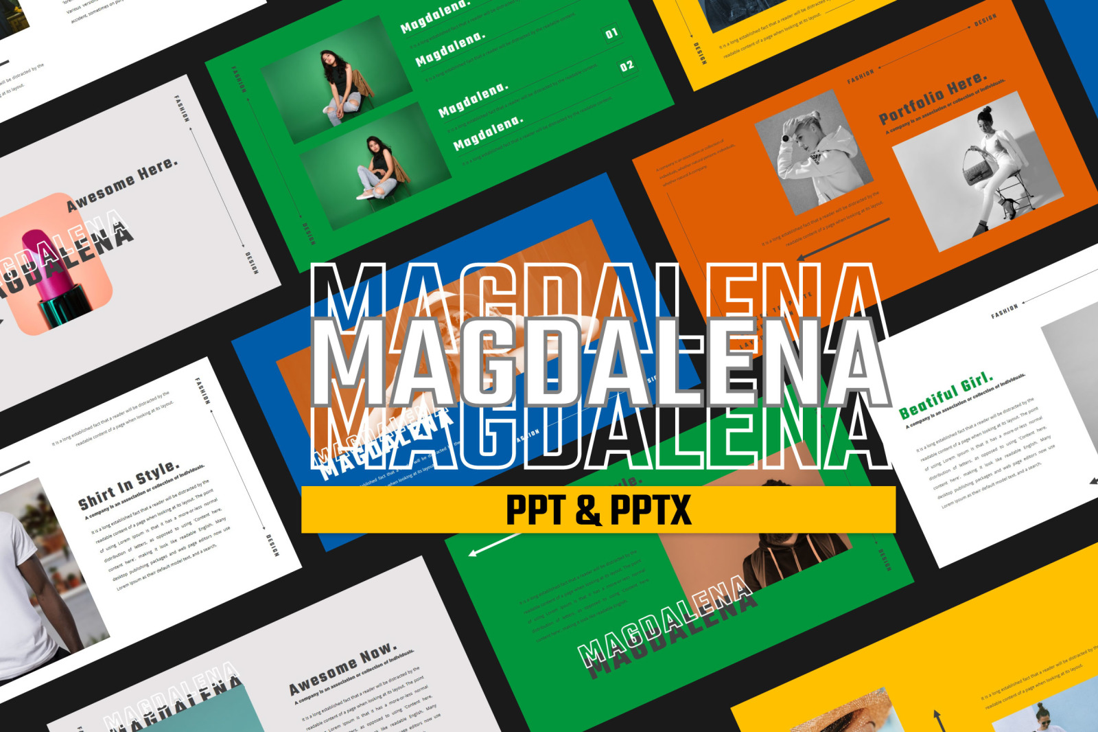 MAGDALENA Powerpoint Template