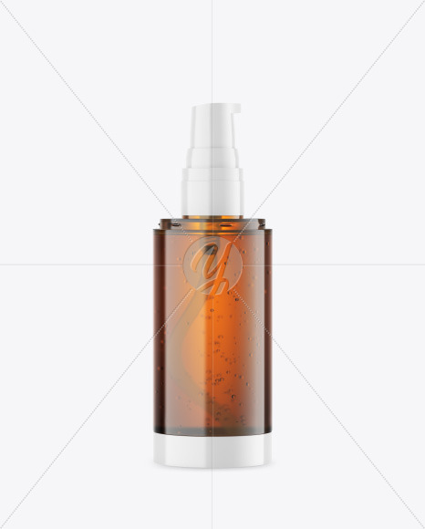 Download Amber Cosmetic Bottle Mockup Free Mockups
