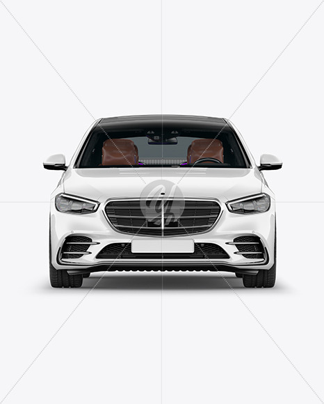 Download Luxury Car Mockup - Front View Free Mockups