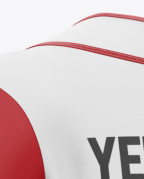 Men s Baseball Jersey Mockup PSD #2