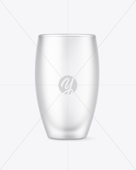 Frosted Glass Cup Mockup PSD #1