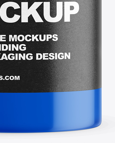 Glossy Jar Mockup PSD #6