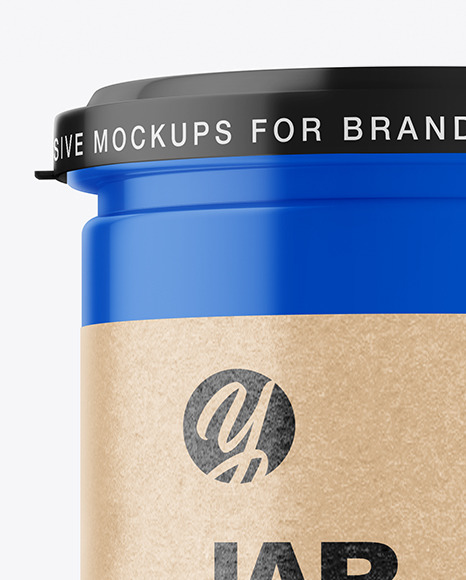 Glossy Jar Mockup PSD #7
