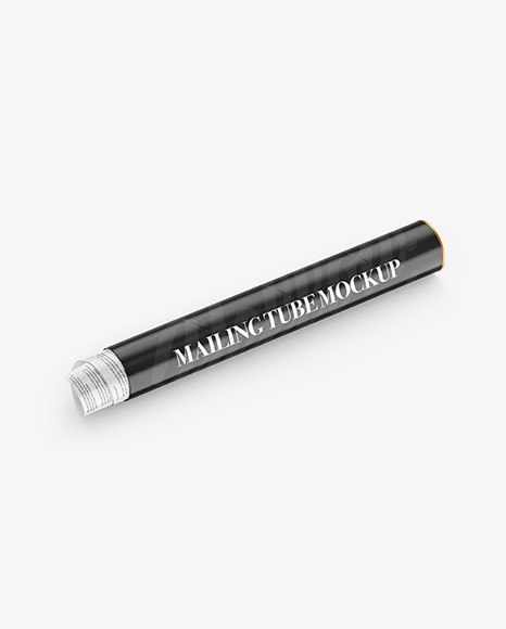 Glossy Mailing Tube Mockup