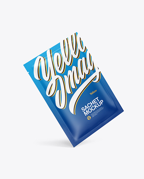 Matte Sachet Mockup PSD #2