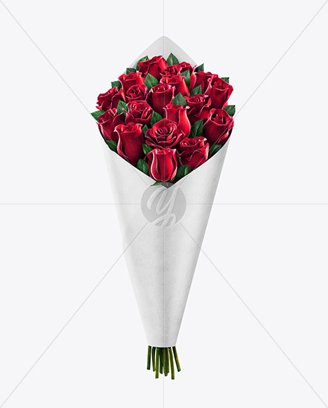 Download Kraft Flower Bouquet Mockup Free Mockups