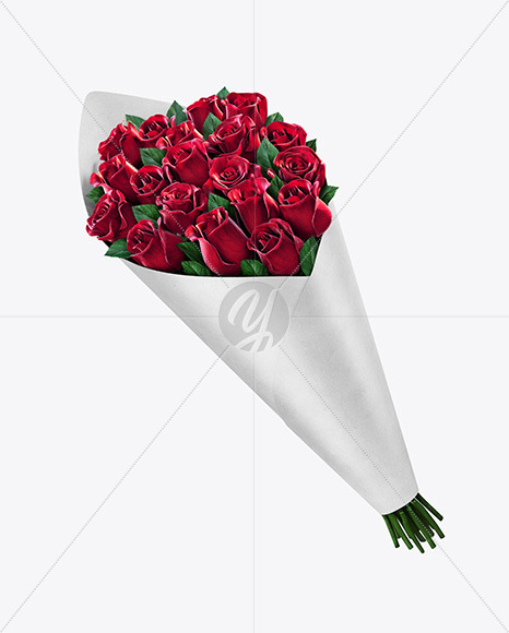 Download Kraft Flower Bouquet Mockup Free Mockups