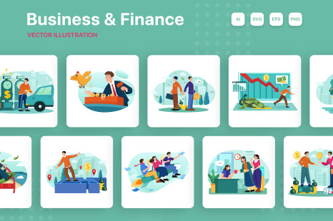 M195_Business Illustrations