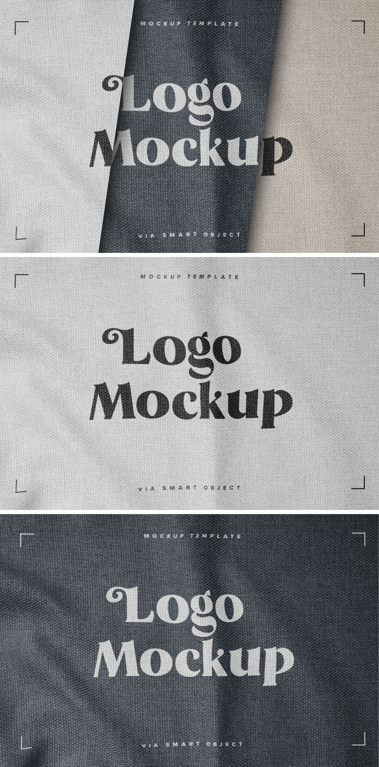 Download Fabric Print Logo Mockup Set In Apparel Mockups On Yellow Images Creative Store