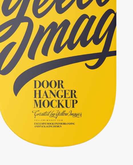 Door Hanger Mockup PSD #1