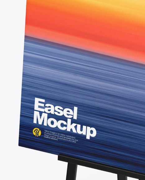 Easel Mockup PSD #1