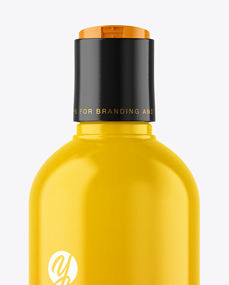 Glossy Cosmetic Bottle Mockup PSD #1