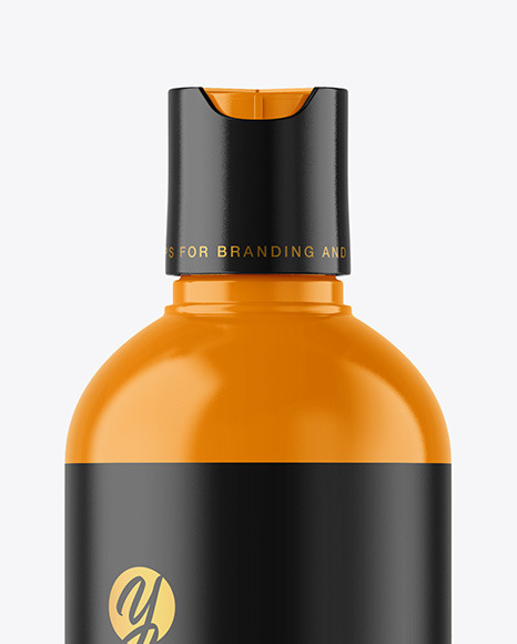 Glossy Cosmetic Bottle Mockup PSD #6
