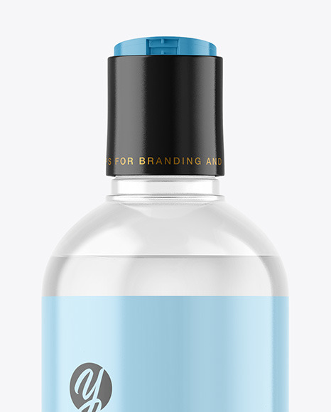Clear Cosmetic Bottle Mockup PSD #1