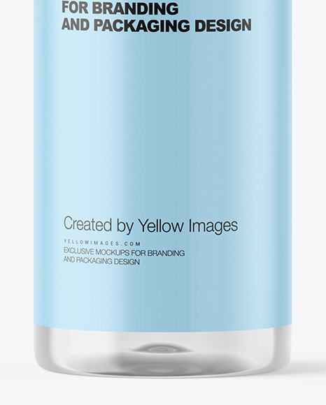Clear Cosmetic Bottle Mockup PSD #7